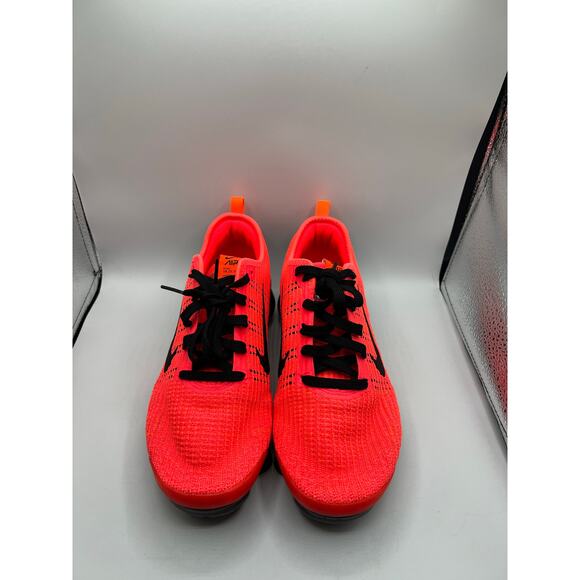 Nike Air VaporMax Flyknit 3 GS “Flash Crimson Black” size 7y/8.5w - Picture 2 of 6